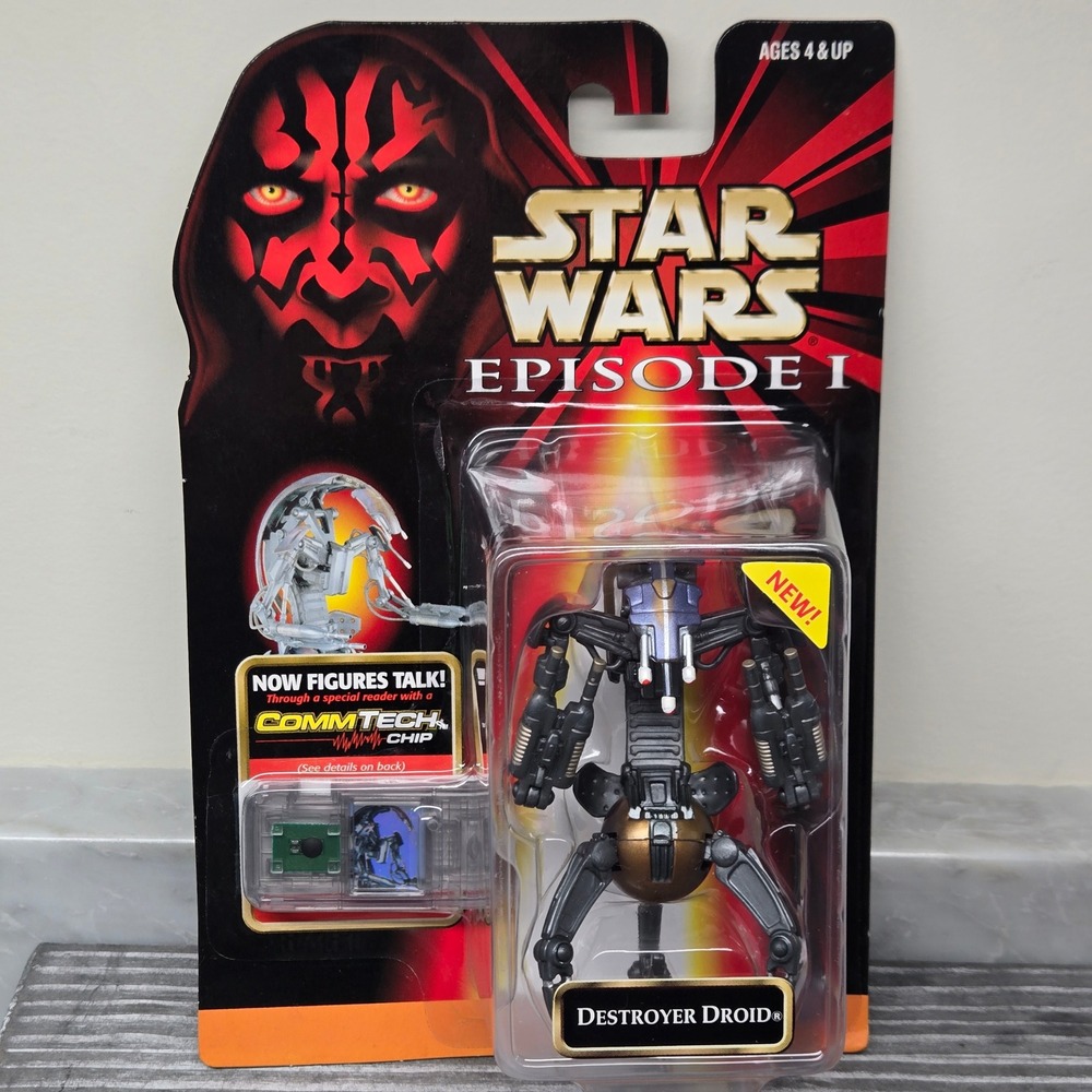 1998 Star‎ Wars Episode 1 Destroyer Droid with CommTech Chip, 84181, NEW in Box
